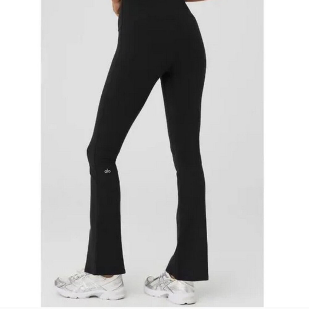 Alo Yoga Airbrush High Waisted Bootcut Legging - Black - Size Large